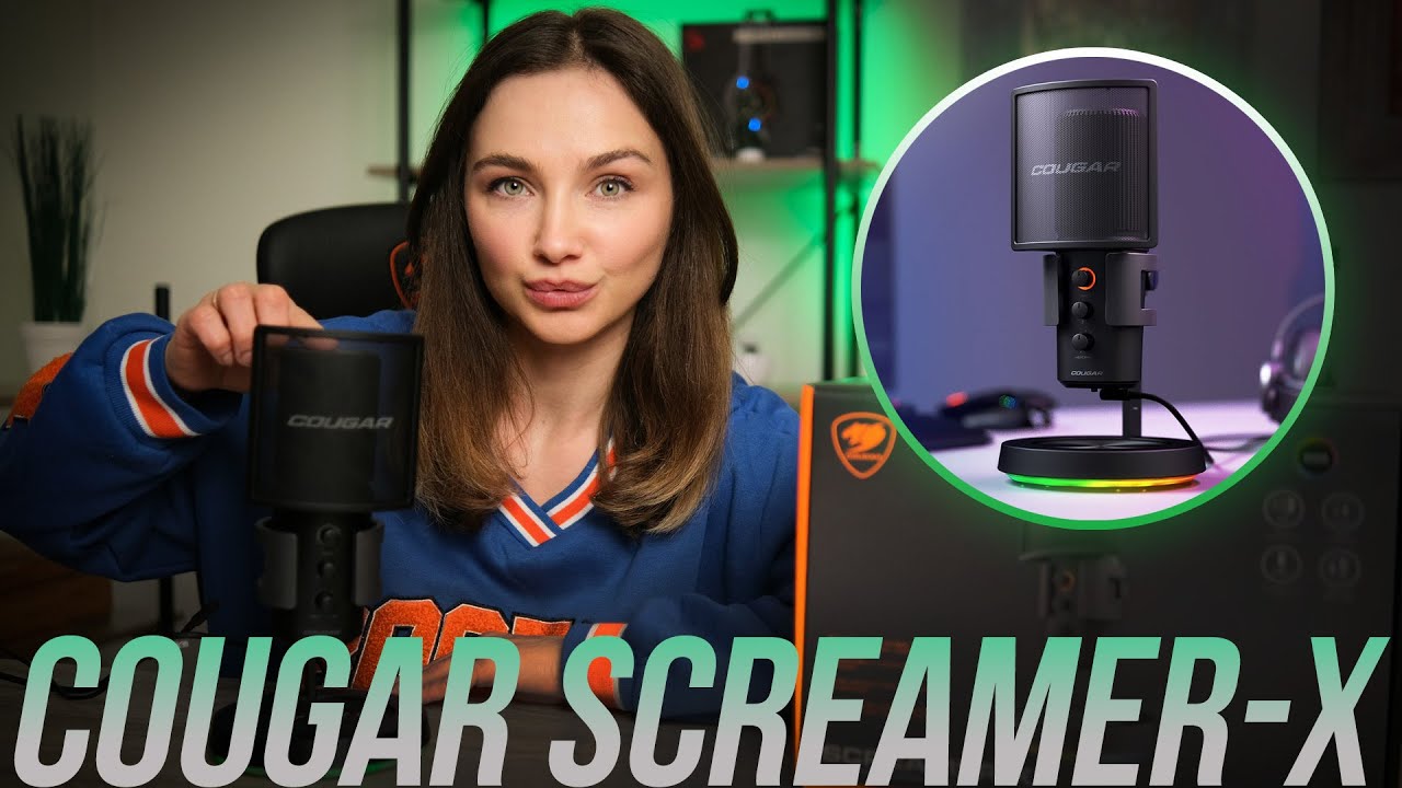 Огляд COUGAR Screamer-X: професійний мікрофон НЕ ТІЛЬКИ для стрімів