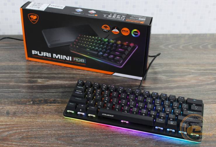 Огляд клавіатури COUGAR Puri Mini RGB: чи достатньо 60%?