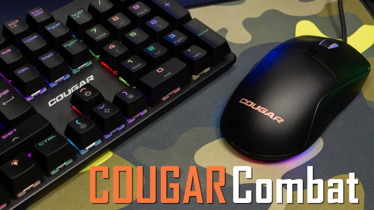 Cougar Combat - клавіатура + миша. Огляд ігрового набору по доступній ціні і з RGB