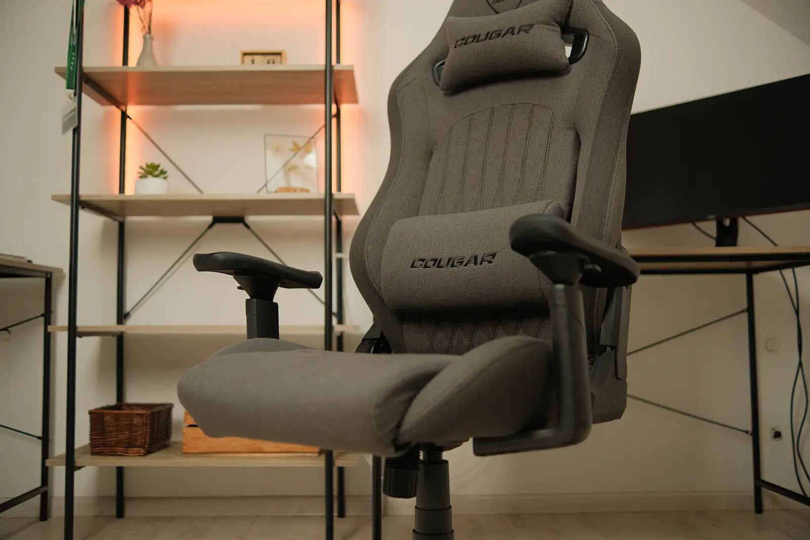 Cougar EXPLORE ROYAL GRAY F: функціональне та зручне ігрове крісло