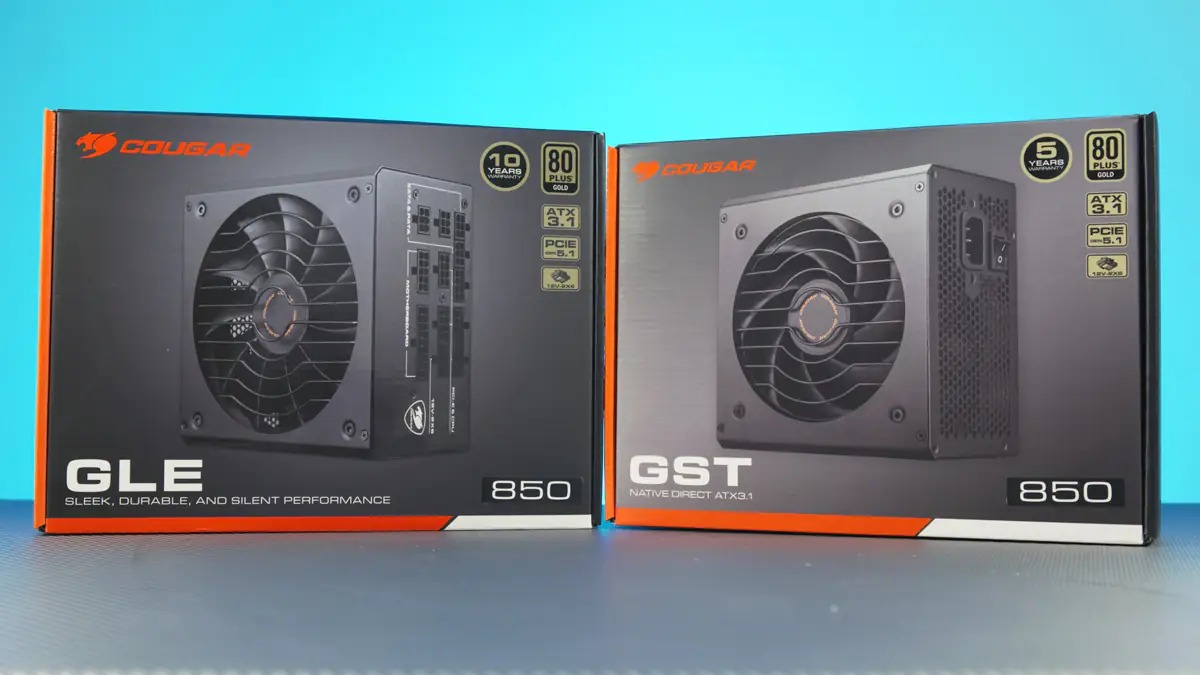 Огляд і порівняння блоків живлення Cougar GLE 850 і GST 850: Схожі, але…